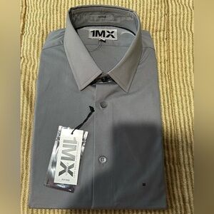 Express 1MX men’s fitted dress shirt